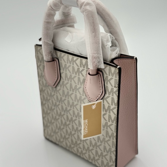 Michael Kors Beige and Pink Mini Tote Bag NWT - Picture 3 of 5